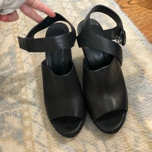 Alexander Wang Black Wedges
